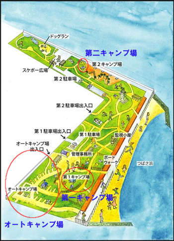 孫太郎オートキャンプ場のサイトマップの画像03